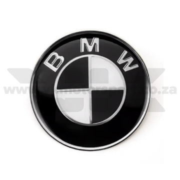 Classic Roundel BMW Monochrome Wheel Caps
