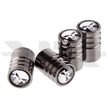 Punisher Long Car Tyre Valve Caps